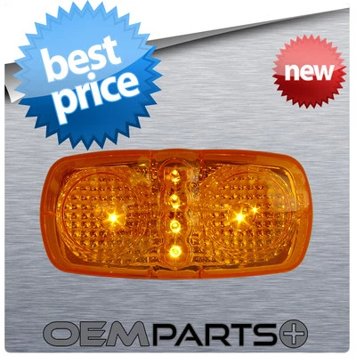 1 pieza nuevo 2" X 4" ámbar separación marcador lateral remolque cámper superficie luz LED Foto 1 de 3