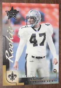 2000 Leaf Rookies & Stars Kevin Houser Rookie Card #/1000 - Saints - Picture 1 of 1