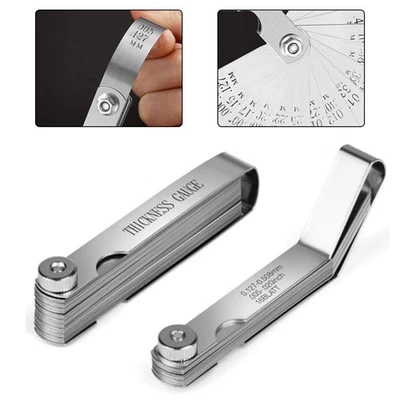 2PCS Feeler Gauge Set Stainless Steel for Engine Tuning and Valve Adjustment - Image 1 of 4