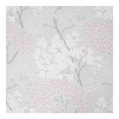 Fresco Wallpaper Lykke Tree Pink Floral - Image 1 of 4