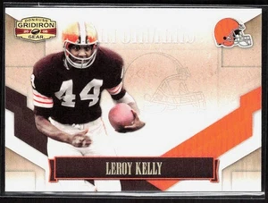 2008 Donruss Gridiron Gear LEROY KELLY 80/250 Performers Cleveland Browns - Picture 1 of 2