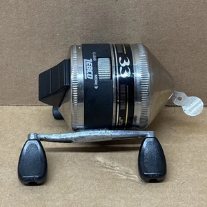 Zebco 33 Silver Spincast Fishing Reel Ball Bearing Works, might be new - Picture 1 of 4