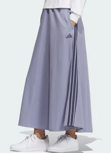 adidas 3-Stripes Knit Skirt Women Sportswear Casual Dress Violet AsiaFit KA0964 - Picture 1 of 5