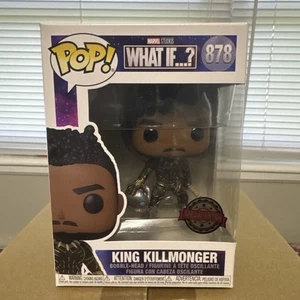 Funko Pop! Marvel: What If...? - King Killmonger #878 - Special Edition - Picture 1 of 6