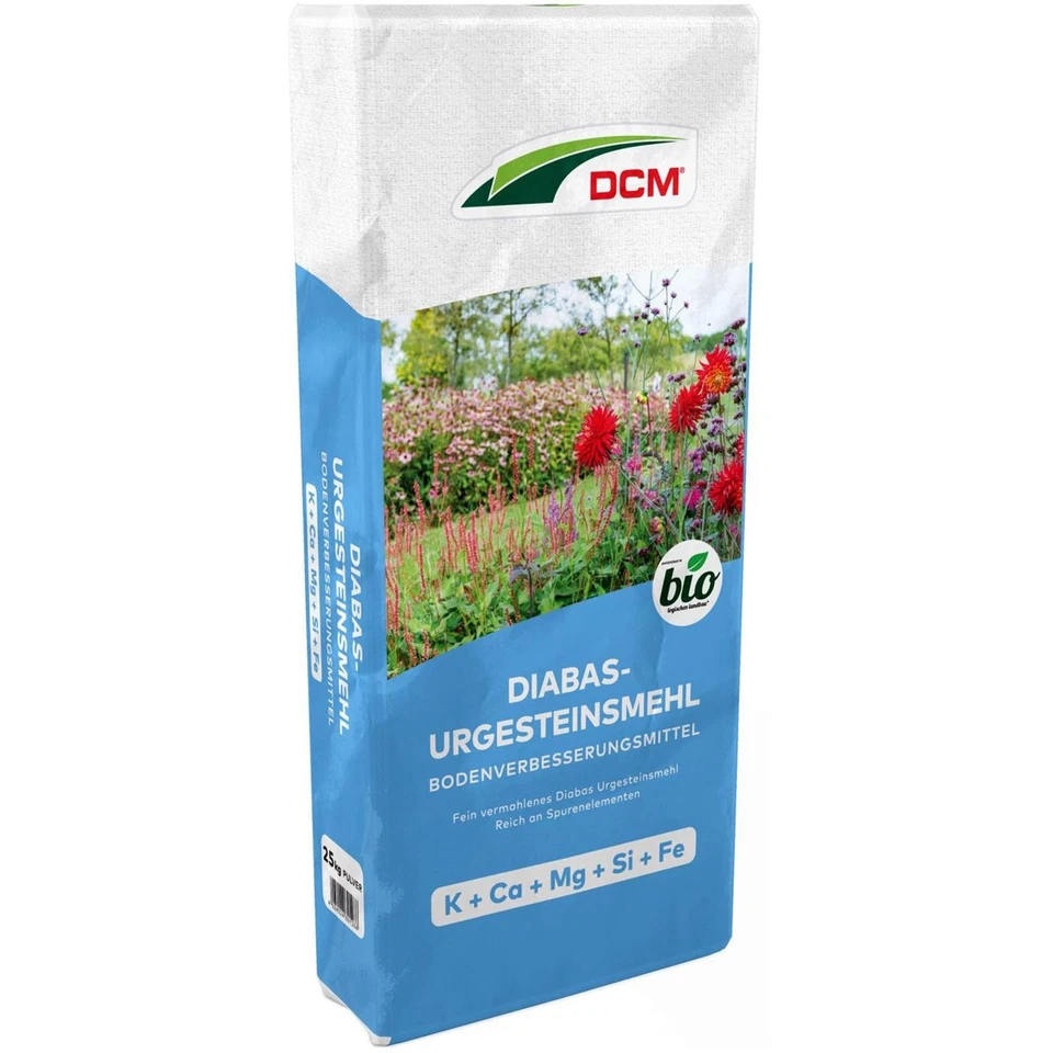 Cuxin Diabas Urgesteinsmehl Gesteinsmehl Steinmehl Natur Bodenhilfsstoff 25 kg