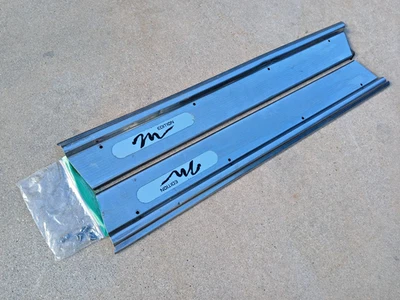 90-97 NA Mazda Miata MX5 OEM JDM umbral de puerta inoxidable edición M placas de desgaste izquierda derecha Foto 1 de 4