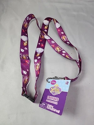 Sofia The First Lanyard ID Holder Neck Strap 18.5in Birthday Party Favor  - Image 1 of 4