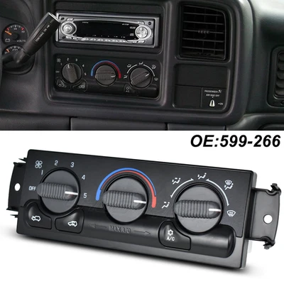 Módulo de controle climático aquecedor CA 599-266 para 2002 Chevrolet Avalanche 1500 2500 - Imagem 1 de 4