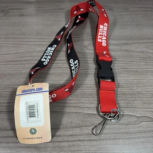 2015 NBA Chicago Bulls Two Tone Keychain Lanyard - Picture 1 of 6