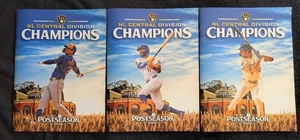 Complete Set of 3 - 2025 Milwaukee Brewers/Chicago Cubs NLDS Programs - Chourio - Picture 1 of 1