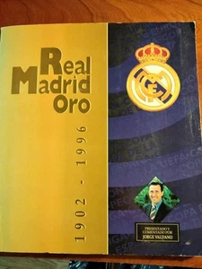 ALBUM DE CROMOS REAL MADRID ORO 1902-1996 COMPLETO 216 CROMOS MAGIC BOX - Imagen 1 de 14