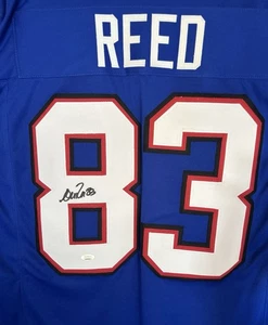 ANDRE REED SIGNED AUTO BUFFALO BILLS BLUE JERSEY JSA AUTOGRAPHED - Picture 1 of 3