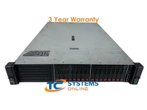 HP DL380 G10 16SFF 2xGold 5122 3.6GHZ=8Cores 64GB 16x600GB 12G SAS P408i-a - Picture 1 of 2