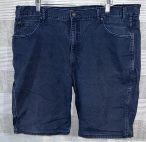 Dickies Denim Navy Blue Cargo Shorts Inseam 10 Flex Mens Size 40 Medium Wash - Picture 1 of 5