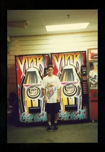 Amusement Park real photo postcard RPPC Jackson NJ Great Adventure Viper Drinks - Picture 1 of 2