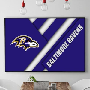 Baltimore Ravens Design NFL Football Home Decor Wall Art Print Poster / Canvas - Picture 1 of 4