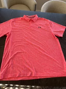 Under Armour Golf Men's 2XL Polo Shirt, Pre Owned. Lightly Worn,Mint Condition - Picture 1 of 3
