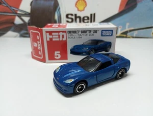 TOMICA - CHEVROLET CORVETTE Z06 - BLAU - MODELLAUTO IM MASSSTAB 1:64 #5 - Bild 1 von 4