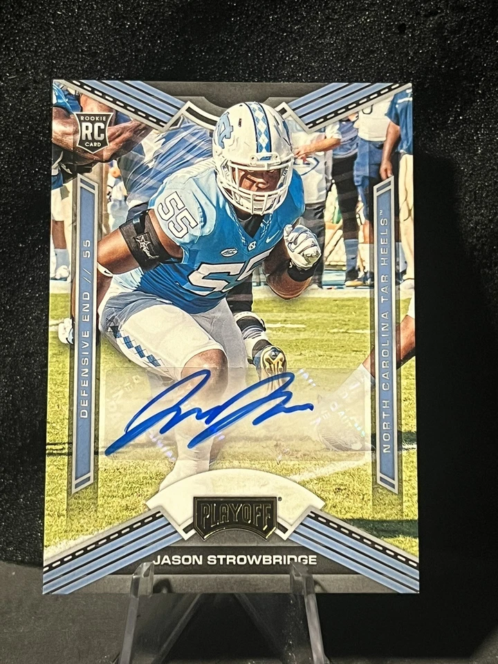 2020 Panini Chronicles Draft Picks Jason Strowbridge Playoff Auto Autograph - Image 1 of 1