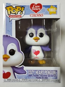 Funko Pop Care Bears Cousins #1803 Cozy Heart Penguin Brand NEW IN STOCK - Picture 1 of 2