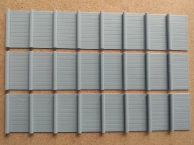 " O " SCALE     118 SCALE FEET OF RETAINING WALL    3D PRINTED  L@@K  !/48  1:48 - Image 1 of 3