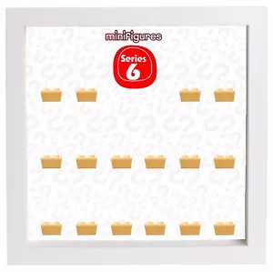 Display Case Picture Frame for Lego Series 6 minifigures figures 8827 25cm - Picture 1 of 6
