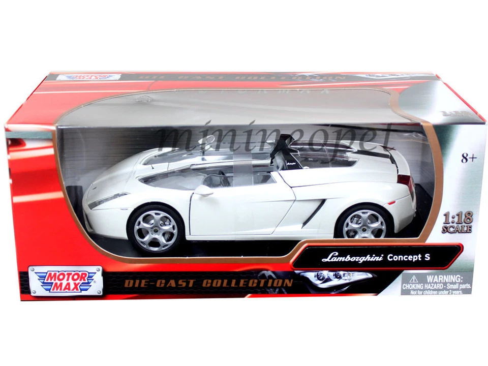 MOTORMAX 79156 LAMBORGHINI CONCEPT S 1/18 DIECAST CAR WHITE - Image 1 of 1