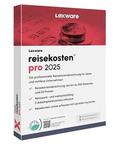 LEXWARE reisekosten pro 2025 ESD, Jahresversion 365-Tage, Versand per Nachricht - Bild 1 von 4