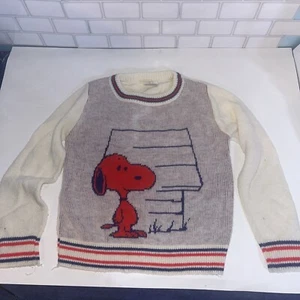 Good Sports Snoopy Sweater May Knit pullover Infant Toddler .pre-owned. 4t-5t ? - Picture 1 of 7