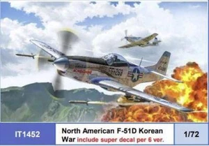 1:72 Italeri North American F-51D + kit super decalcomania aereo aereo IT1452 - Foto 1 di 12