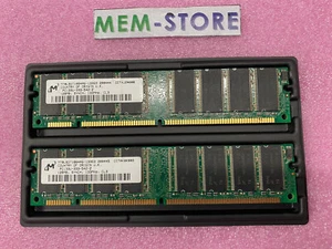 256MB (2X128MB) SDRAM MEMORY RAM PC133U CL3 NON-ECC UNBUFFERED 168PIN DIMM - Picture 1 of 1