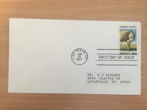 USA First Day Of Issue Jan 19th 1971 America's Wool 6c Stamp - Bild 1 von 2