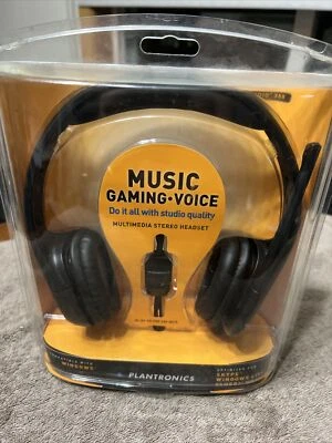 Plantronics Audio 355 Black Headband Headsets - New - Image 1 of 4