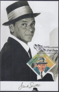 HUNGARY SC # 4350.3 FIRST DAY CARD HONOURING ENTERTAINING ICON FRANK SINATRA - Picture 1 of 1