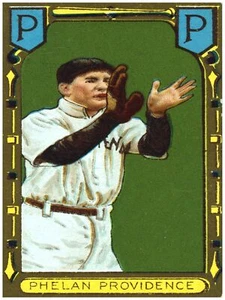 3870.Póster de jugador de béisbol Phelan Providence de tarjeta deportiva temprana. Diseño de habitación - Imagen 1 de 1