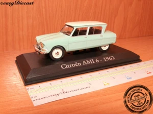 CITROEN AMI 6 - SOFT GREEN CYAN-WHITE TOP 1:43 1962 - Foto 1 di 1