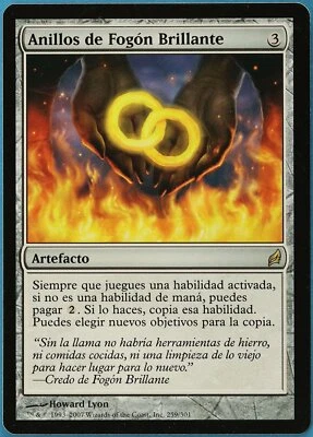 Rings of Brighthearth Lorwyn (SPANISH) NM Artifact Rare CARD (178458) ABUGames - Image 1 of 2