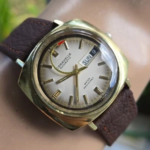 Reloj Automático Hombre Bulova Caravelle Vintage UFO Rocket Segunda Mano 1971 - Imagen 1 de 17