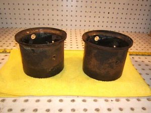 Mercedes W180,W128,W105 Ponton under hood heater air outlets metal Blower 2 Duct - Picture 1 of 12