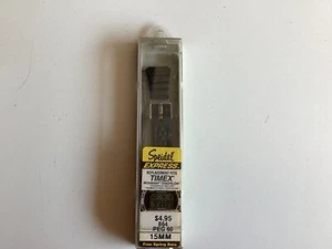 Speidel Black Rubber 15MM Wristwatch Band Fits Timex w/ Spring Bars NEW - Picture 1 of 2