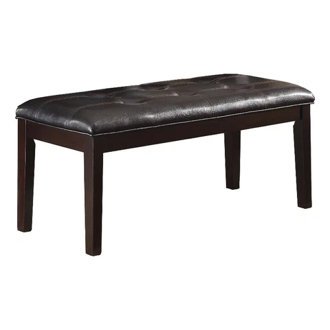 Lexicon Contemporary Wood Dining Room Bench in Espresso Finish Cover