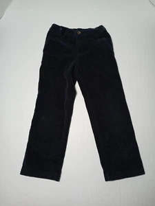 Brooks Brothers Fleece Navy Blue Corduroy Pants Boys sz 6 School Party O66 - Picture 1 of 14