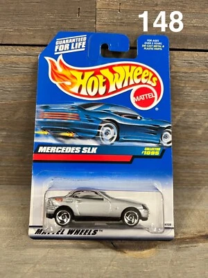 1999 Hot Wheels Mercedes SLK 1095 Grey Silver xploraf 148 - Image 1 of 3