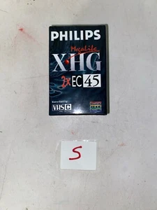 PHILIPS VHS-C X-HG Lot 2 Cassettes Video pour Caméscope EC30 (Réf#A-519) - Photo 1/2