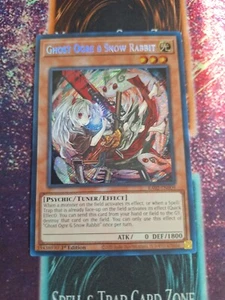 Yu-Gi-Oh! Ghost Ogre & Snow Rabbit RA02-EN009 Secret Rare 1st Edition NM - Picture 1 of 4