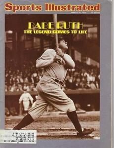 1974 3/18 Sports Illustrated revista de béisbol Babe Ruth Yankees de Nueva York en muy buen estado - Imagen 1 de 1