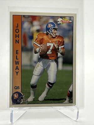 1992 Pacific John Elway Football Card #75 NM-MT FREE SHIPPING - Image 1 of 3
