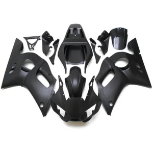 ABS Fairings Kit for Yamaha YZF600 R6 1998 - 2002 99 00 01 Body Kit Matte Black - Picture 1 of 9