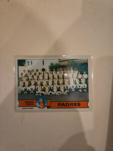 1979 topps team card padres
