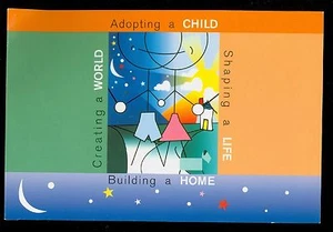USA #3398 2000 33c Adoption First Day Ceremony Program - Picture 1 of 2